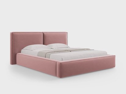 Bedframe Jodie met opbergruimte velvet 160 x 200 cm | Micadoni