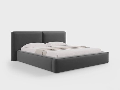 Bedframe Jodie met opbergruimte velvet 180 x 200 cm | Micadoni