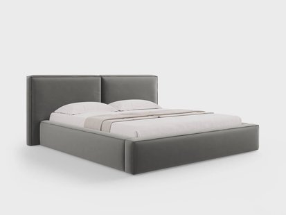 Bedframe Jodie met opbergruimte velvet 180 x 200 cm | Micadoni