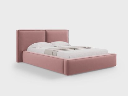 Bedframe Jodie met opbergruimte velvet 140 x 200 cm | Micadoni