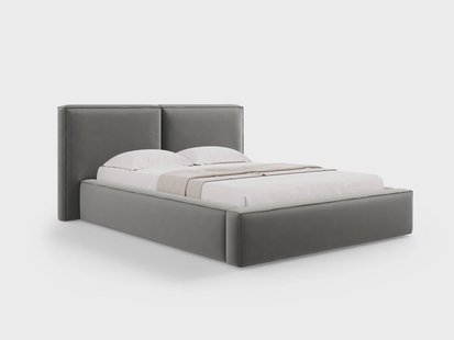Bedframe Jodie met opbergruimte velvet 140 x 200 cm | Micadoni