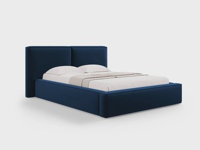 Bedframe Jodie met opbergruimte velvet 140 x 200 cm | Micadoni