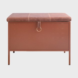 Maze Frank opbergbankje Cinnamon-vintage cognac