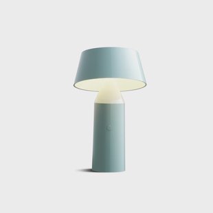Bicoca LED tafellamp op batterijen lichtblauw MARSET - Woonkamer - Designer - Kunststof - Met lampenkap