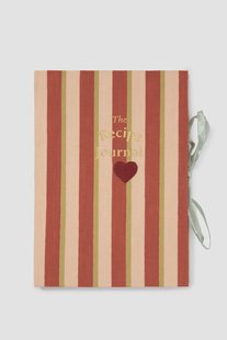 Multicolour gestreepte receptenboek