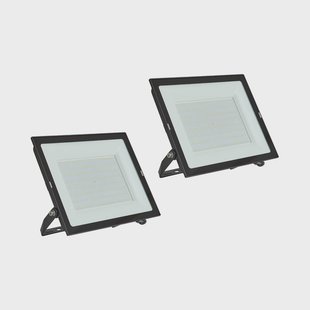 Prios LED-buitenspot Maikel, 200 W, metaal, set van 2