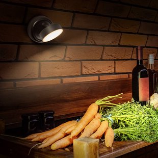 OSRAM LED wandlamp op batterijen NIGHTLUX ROUND, zwart, touchdim