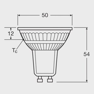 OSRAM LED lamp reflectorlamp Star GU10 2,4 W 4.000 K 35°
