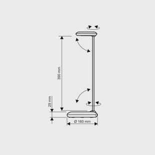 LED bureaulamp MAULstudy, wit, staal, 49 cm, E27
