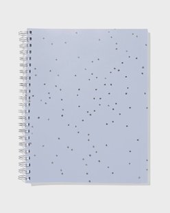 HEMA Collegeblok A4 gelinieerd sterren (blauw)