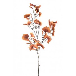 Fleurdirect Kunstbloem Ginkgo - Oranje|Terra - Kunststof
