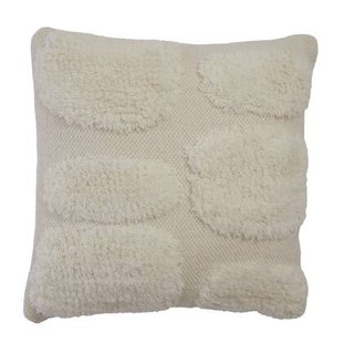 Light & Living Sierkussen Latium - Creme - Textiel - 45x0x45cm (BxHxD)