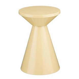 Mica Decorations Jim Bijzettafel - H45 x Ø31 cm - IJzer - Beige