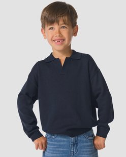 HEMA Kinderpolo donkerblauw (donkerblauw)