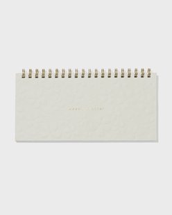 HEMA Weekplanner spiraal reliëf (beige)