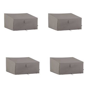 Madison - Garden bench cover 130x75x65 grey - 4 stuks