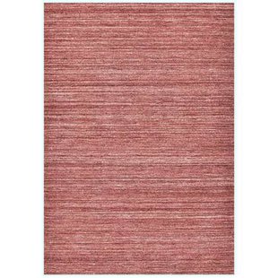 Theko Handgeweven wollen tapijt Pure 90x160 cm - Rood