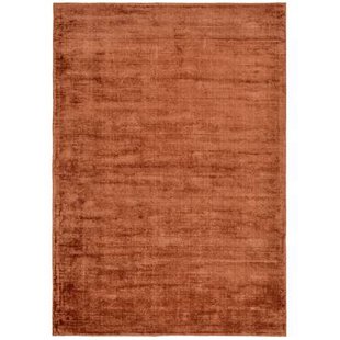 Theko handgeweven viscose tapijt Star 90x160 cm - Koper