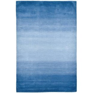 Theko Tapijt met kleurverloop Wool Comfort 160x230 cm - Blauw