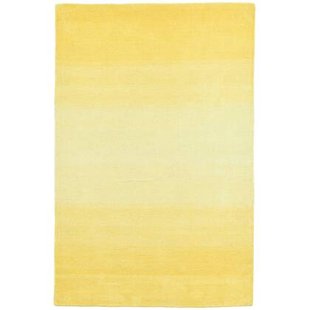 Theko Tapijt met kleurverloop Wool Comfort 160x230 cm - Geel