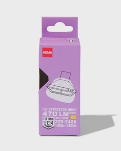 HEMA Led afzuigkap clear E14 4W 470lm