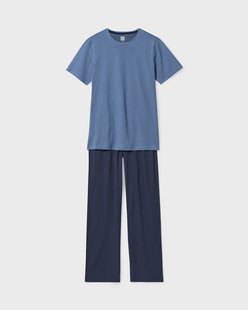 HEMA Herenpyjama blauw (blauw)