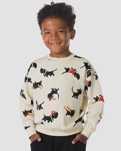 HEMA Takkie kindersweater ecru (ecru)