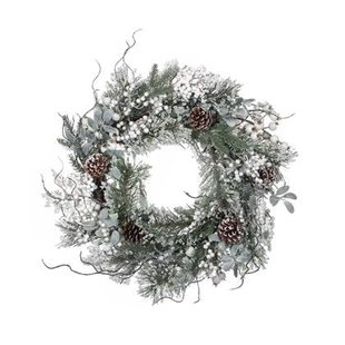 House of Seasons Hardy Kerstkrans Ø 50 cm - Groen