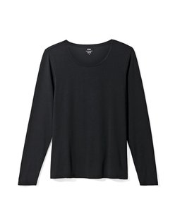 HEMA Dames basic t-shirt zwart (zwart)