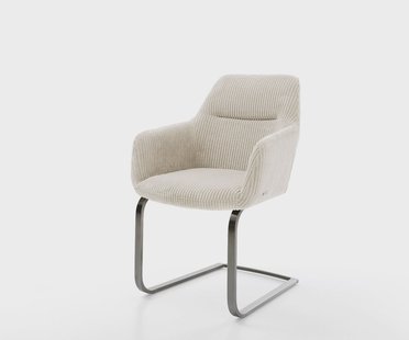 DELIFE Sledemodel Pejo-Flex koord beige sledemodel vlak grafiet pocketveer kern