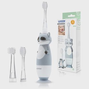 Luvion 400S Raccoon - sonische elektrische tandenborstel voor baby en peuter