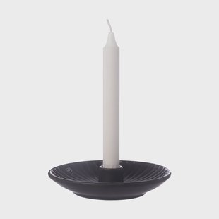 ERNST Ernst kandelaar Ø16x3,5 cm Zwart