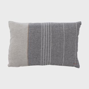 ERNST Ernst kussenhoes half-linnen 40x60 cm Grijs-naturel