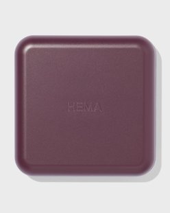 HEMA Hervulbaar poederdoosje voor blush of highlighter donkerrood