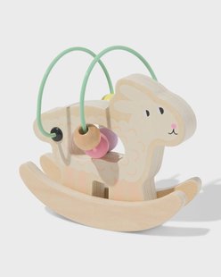 HEMA Wiebeldier lammetje 14.5x13x9.5cm hout