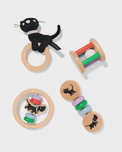 HEMA Takkie en Siepie baby giftset hout