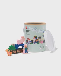 HEMA Bouwblokken dieren boerderij hout