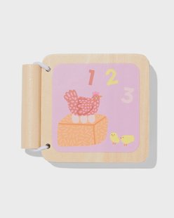 HEMA Boekje 8.5x1.5cm hout