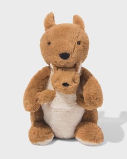 HEMA Knuffel kangaroo met baby 30cm