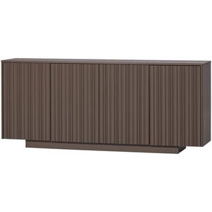 WOOOD Nova Dressoir 200 cm - Grenen - Truffel Bruin - 85x200x40