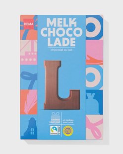 HEMA Chocoladeletter melk L 140g