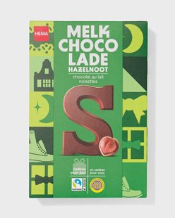 HEMA Chocoladeletter melk hazelnoot S 140g