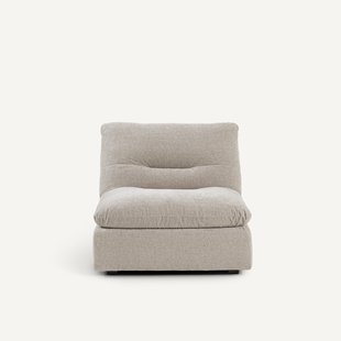 Modulaire fauteuil van chenillefluweel, Giuliano