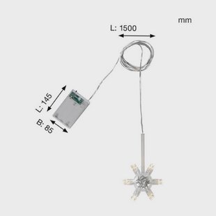 STAR TRADING LED lichtketting Lighty lichtring voor papieren sterren