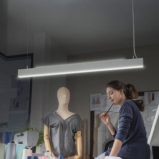 OSRAM LED hanglamp Office line Cuboid wit 4.000 K dimbaar