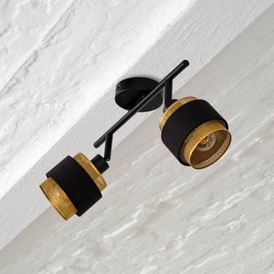 OSRAM plafondlamp Decor Spot Hornet, 2-lamps, zwart/goud