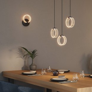 OSRAM LED-wandlamp Decor Circle, CCT, zwart