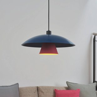 OSRAM hanglamp Decor Flying Mushroom blauw/roze, staal, E27