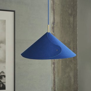 OSRAM hanglamp Decor Flip, blauw, vilt, E14, verstelbaar