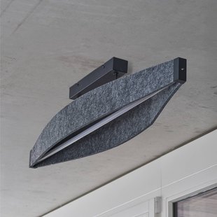 OSRAM LED plafondlamp Decor Flat Felt, grijs, vilt, 3.000 K